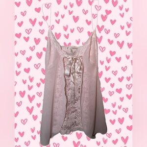 Vintage Victoria’s Secret Light Pink Sheer and Lace Lingerie Dress